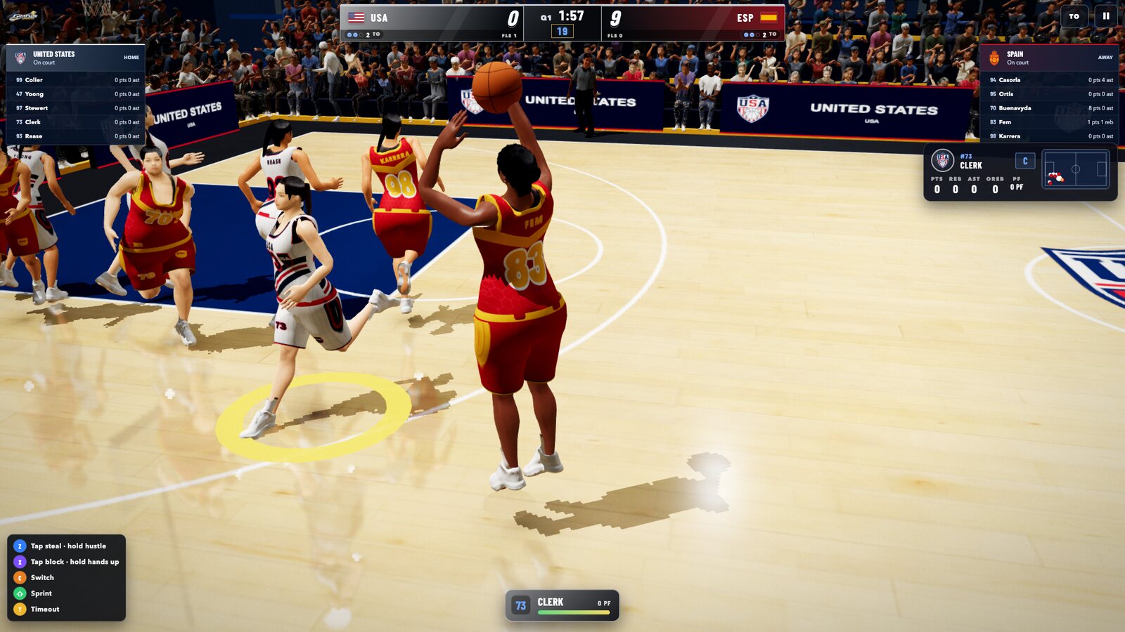 World Championship Basketball key art